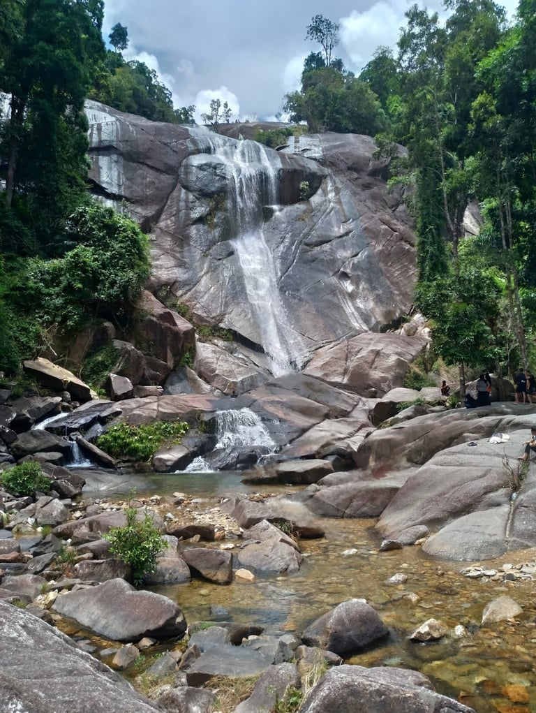 teluga teja waterfall steps