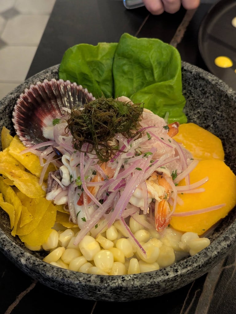 Ceviche at Kauza Miraflores Lima
