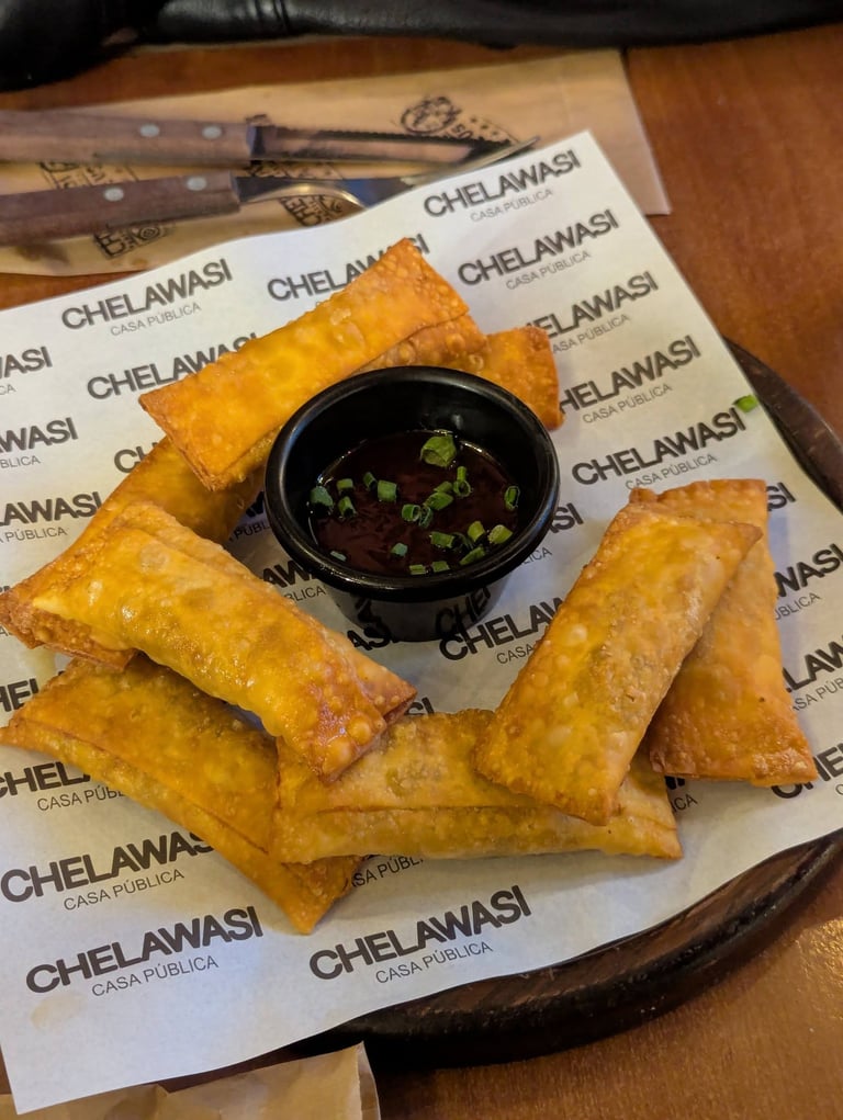 Tequeños at Chelawasi Public house