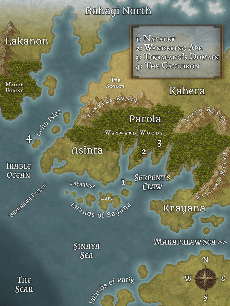 Sea of Blood Map