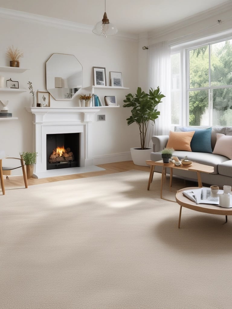 Before-and-after slider showing a stained sofa restored to fresh, vibrant condition.