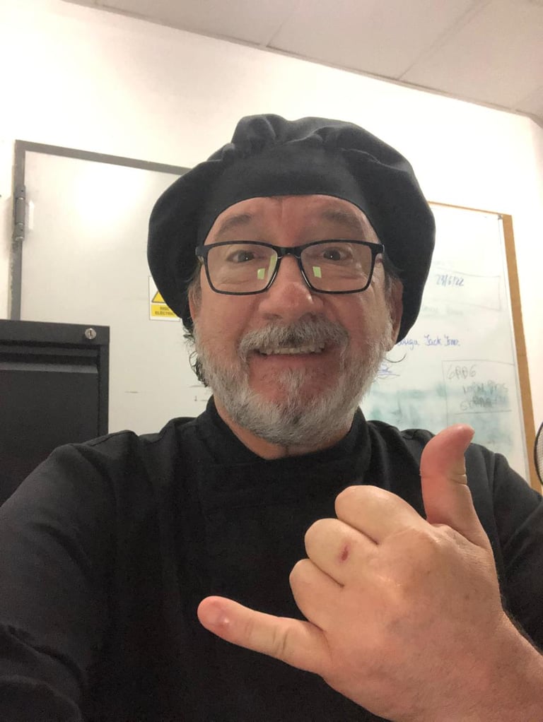 Andyelchef en su faceta de chef de cocina