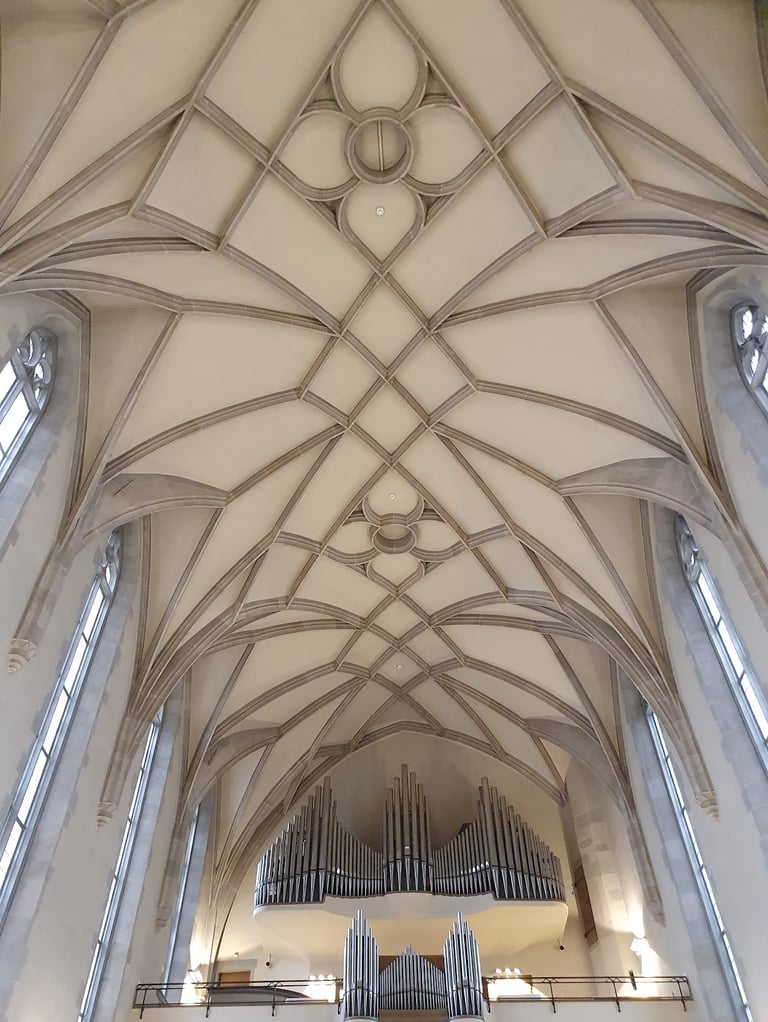 Decke und Orgel Wasserkirche