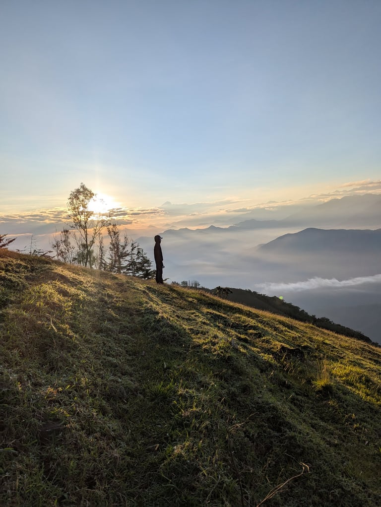 Beautifull sunrise from Cerro Kennedy