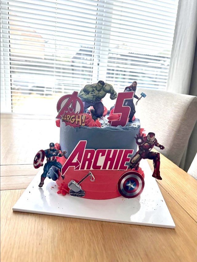 Avengers Themed Cake Toppers