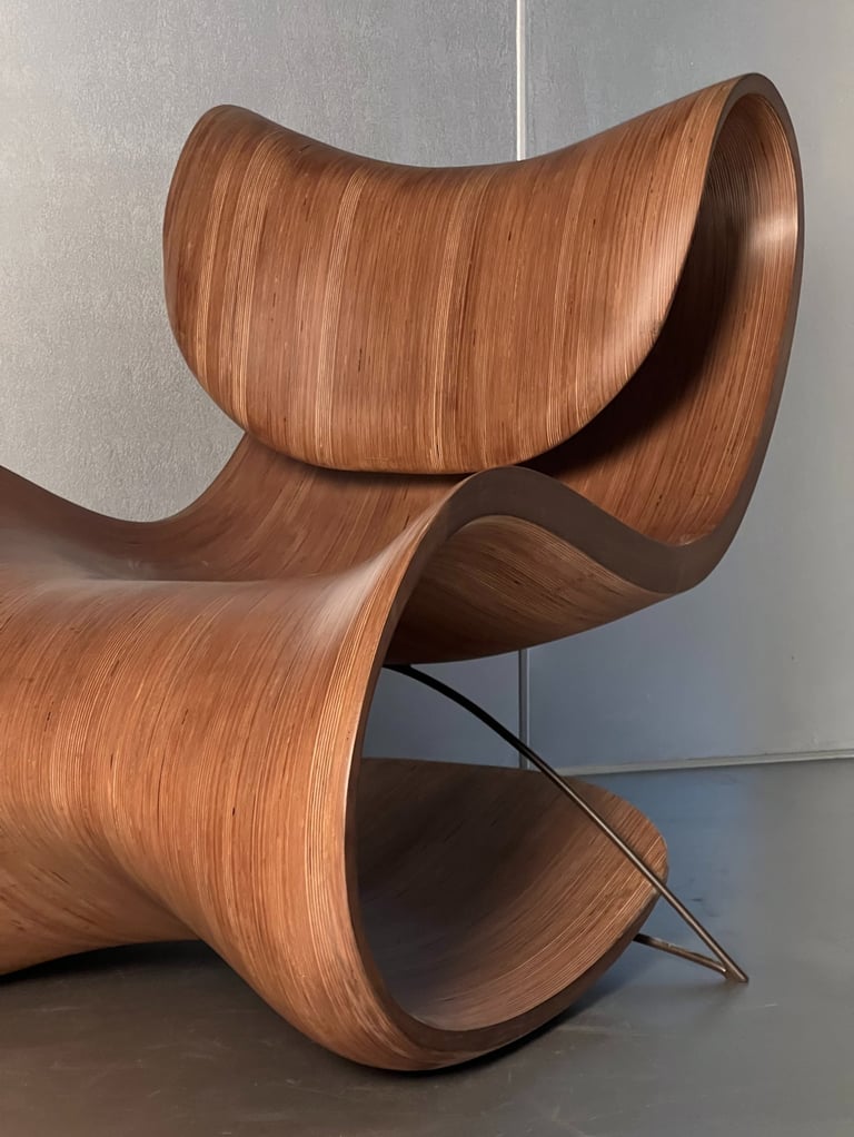 Shift Chaise by Moori Interiors displayed at Dubai Design Week 2024