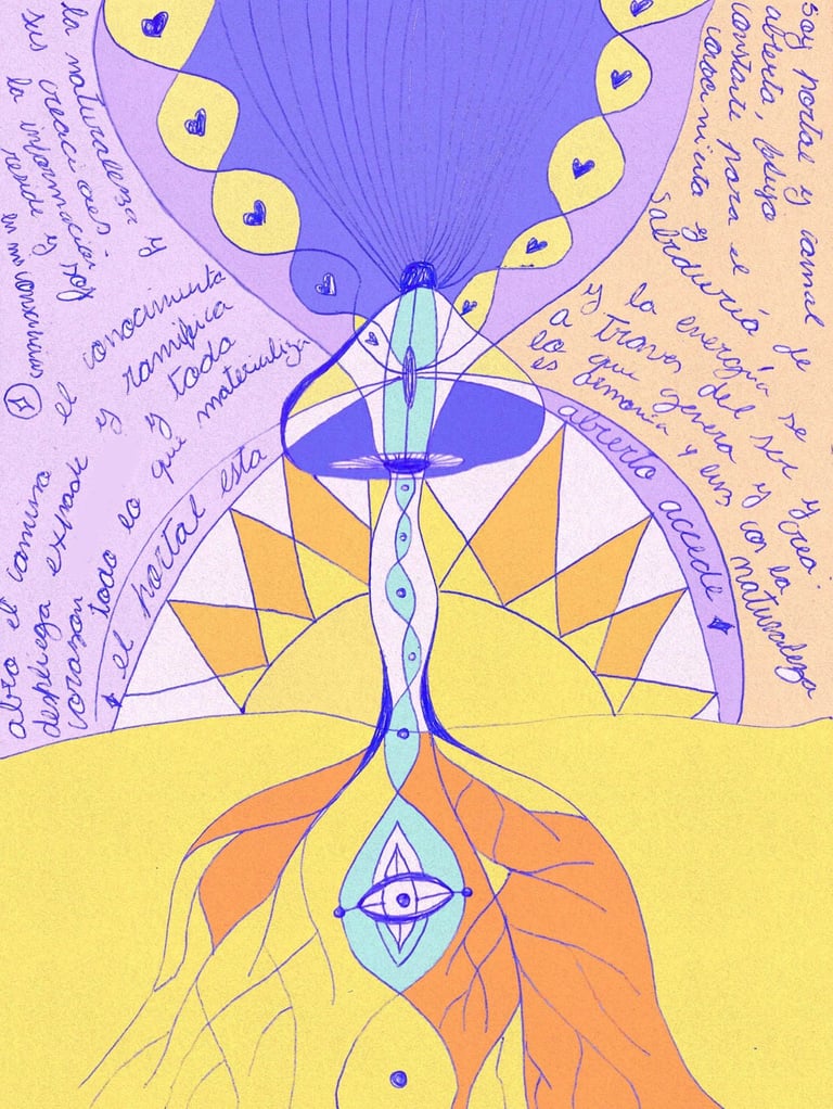 dibujo de un honguito