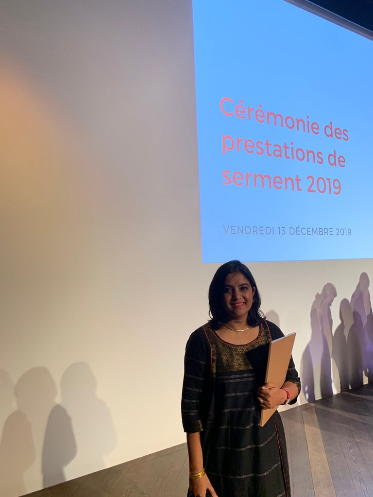 English Architect Nita Sharma practicing in France registered with French ordre des Architecs