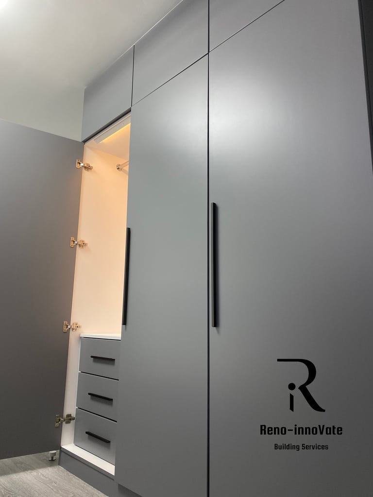 Bespoke Wardrobe with Internal lighting