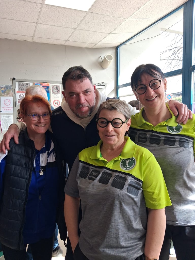 Angélique DUMONT, Karine HOERNER, Grégory CORSIN et Isabelle JANAUD