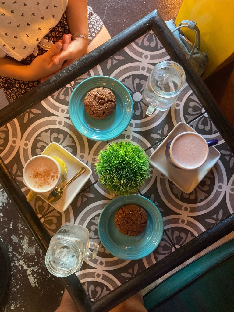 Petit dejeuner à Koffie House, Key West