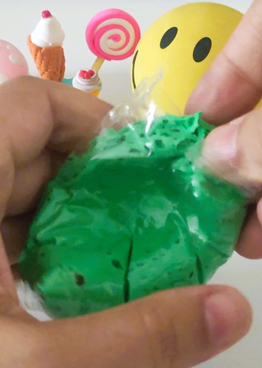 Green foam clay