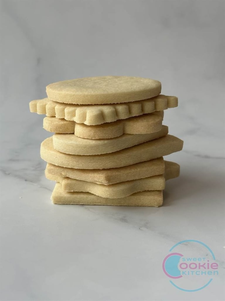 Shortbread cookie, naked cookie