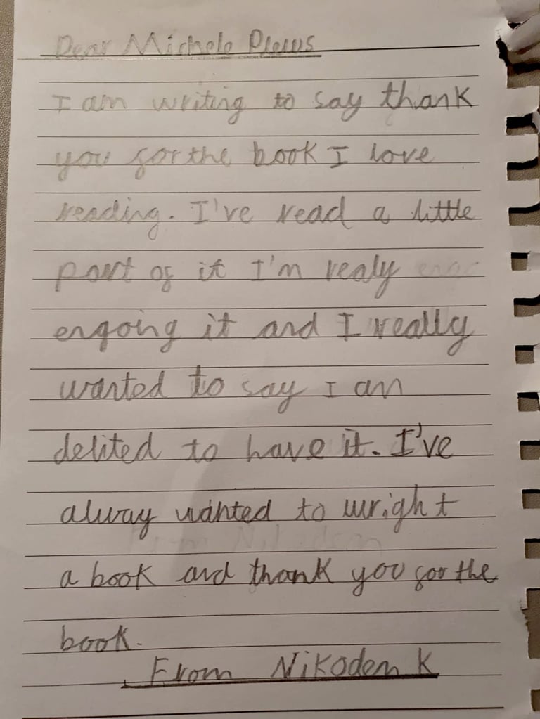 Handwritten letter from Nikodem K