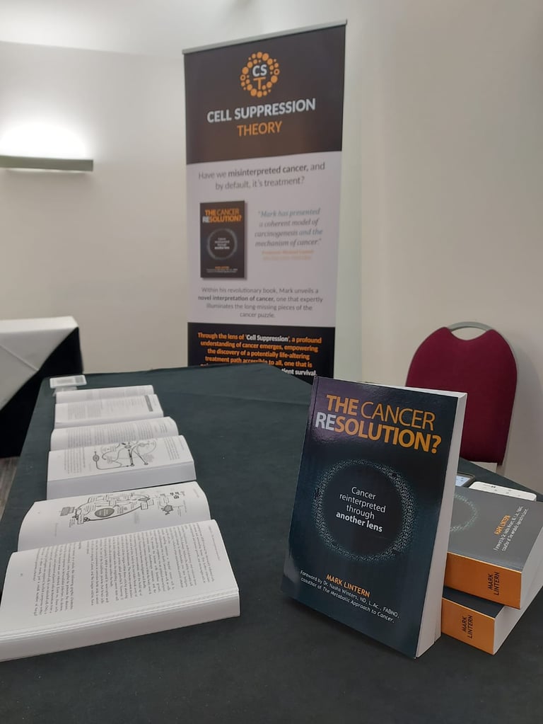 The Cell Suppression Theory stand - Metabolic Flexibility conference