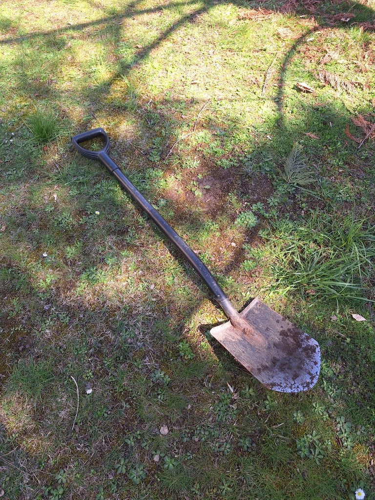 the showel we used for digging