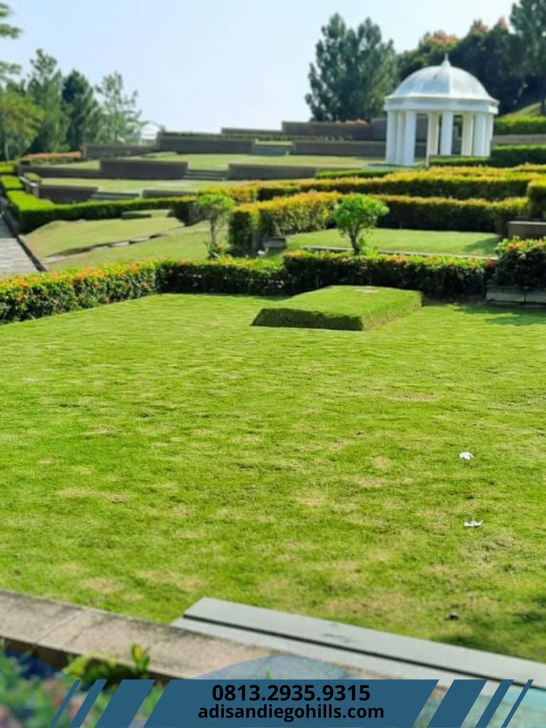 Tipe makam family estate di San Diego Hills Karawang untuk keluarga besar dengan area luas 
