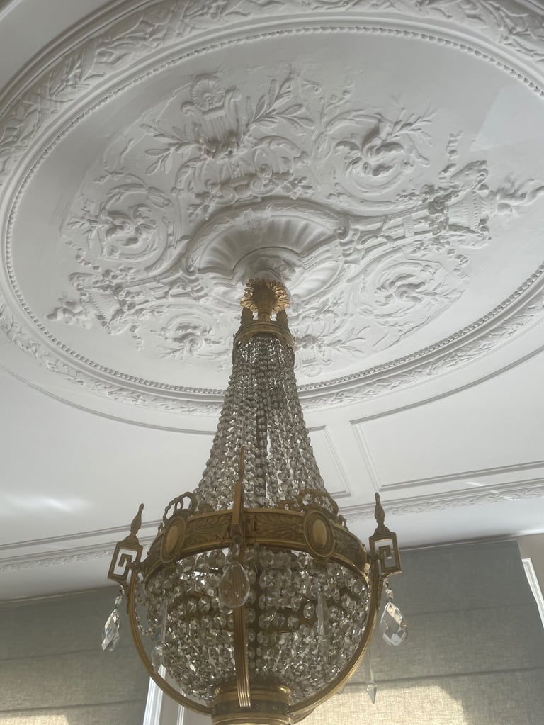 Ornamenten plafond restaureren Utrecht