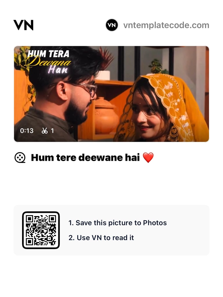 Hum Tere Deewane Hai VN Code