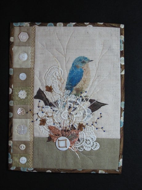 Home is What You Make of It by Lu Peters. Art quilt.