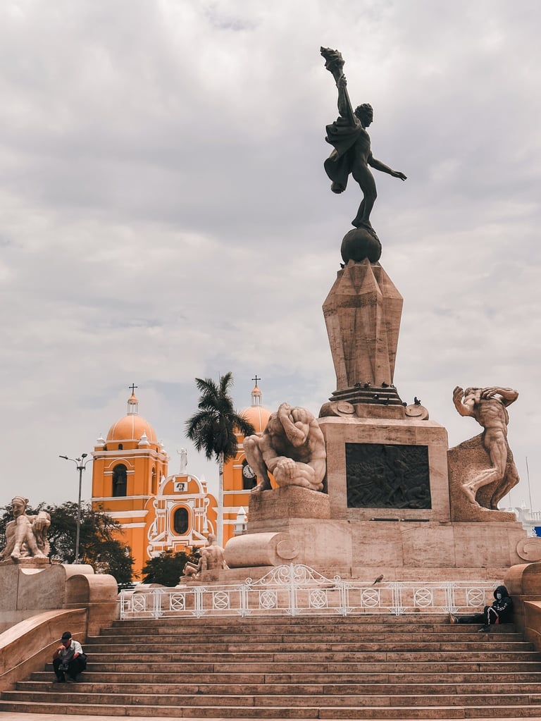 Center of Trujillo in Peru