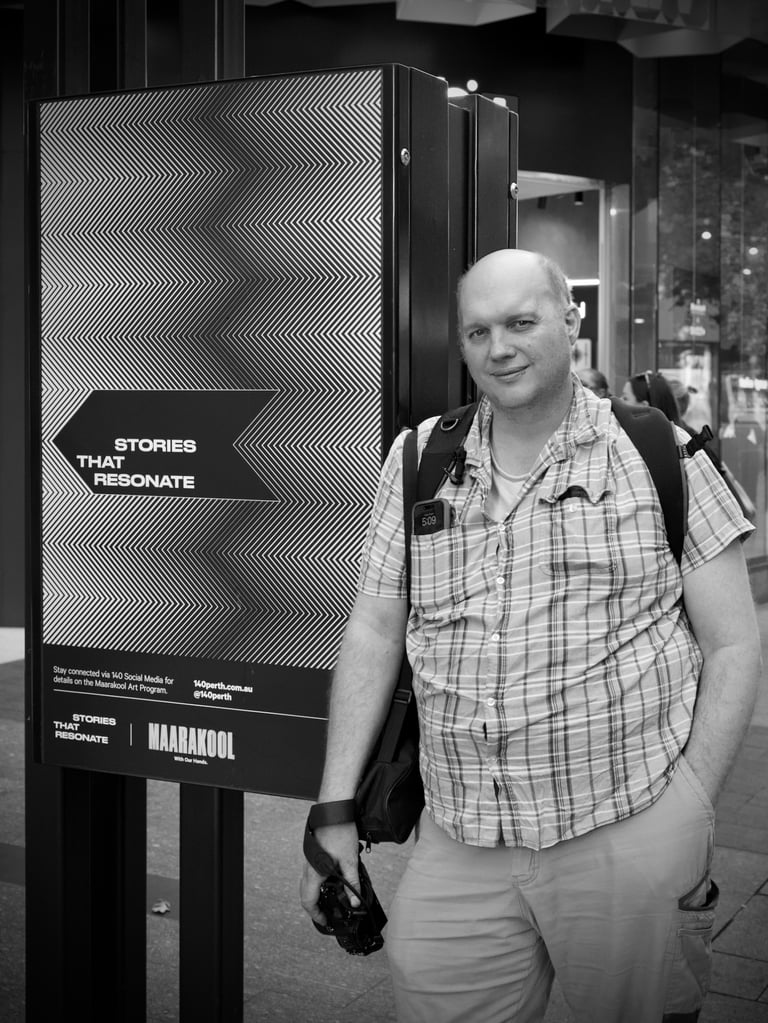 Peter Pickering's great friend and a fellow photographer, Greg Thompson