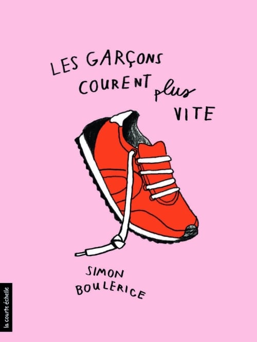 Première de couverture du recueil de poésie Les garçons courent plus vite