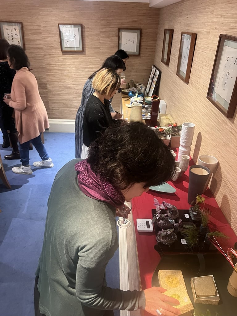 Ikebana International London Event - Christmas Bazaar at Daiwa Foundation