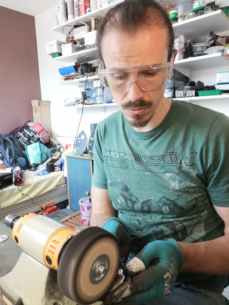 polissage de la pièce