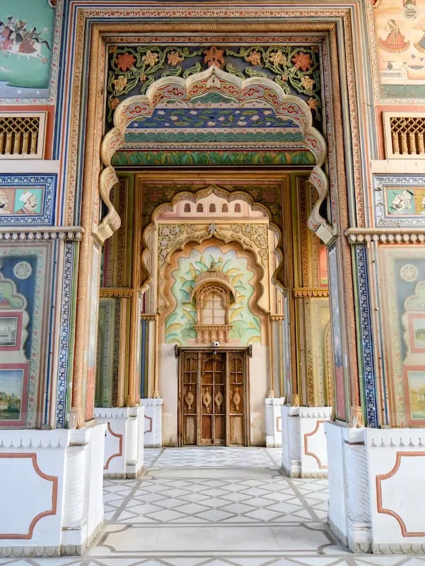 Visit Patrika Gate Jaipur, one of the most photogenic spots in the Pink City known for its vibrant Rajasthani artwork.