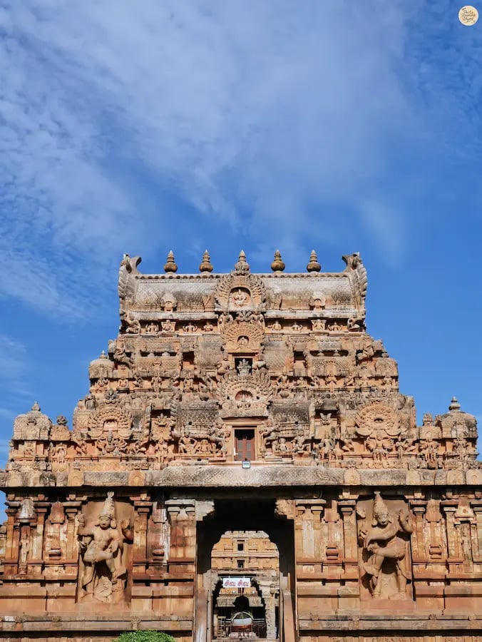 Keralathan Gate at Brihadeeswara Temple, historic entrance in Thanjavur