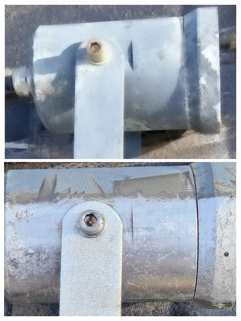 limpeza laser de pintura sobre aluminio