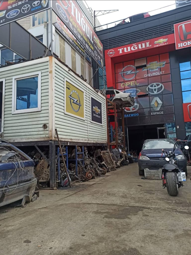 tuğul opel opel çıkma yedek parça mağazası giriş katı