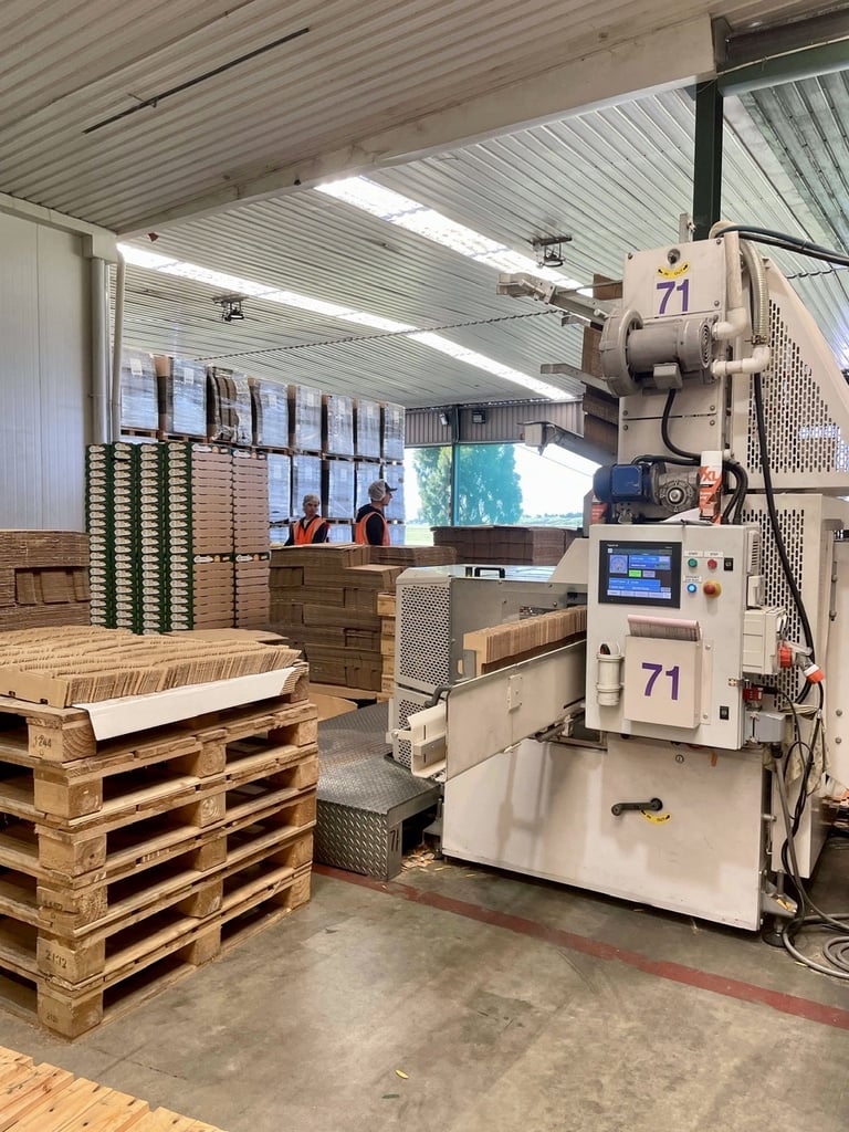 Máquinas para trabajar con los kiwis en new zealand