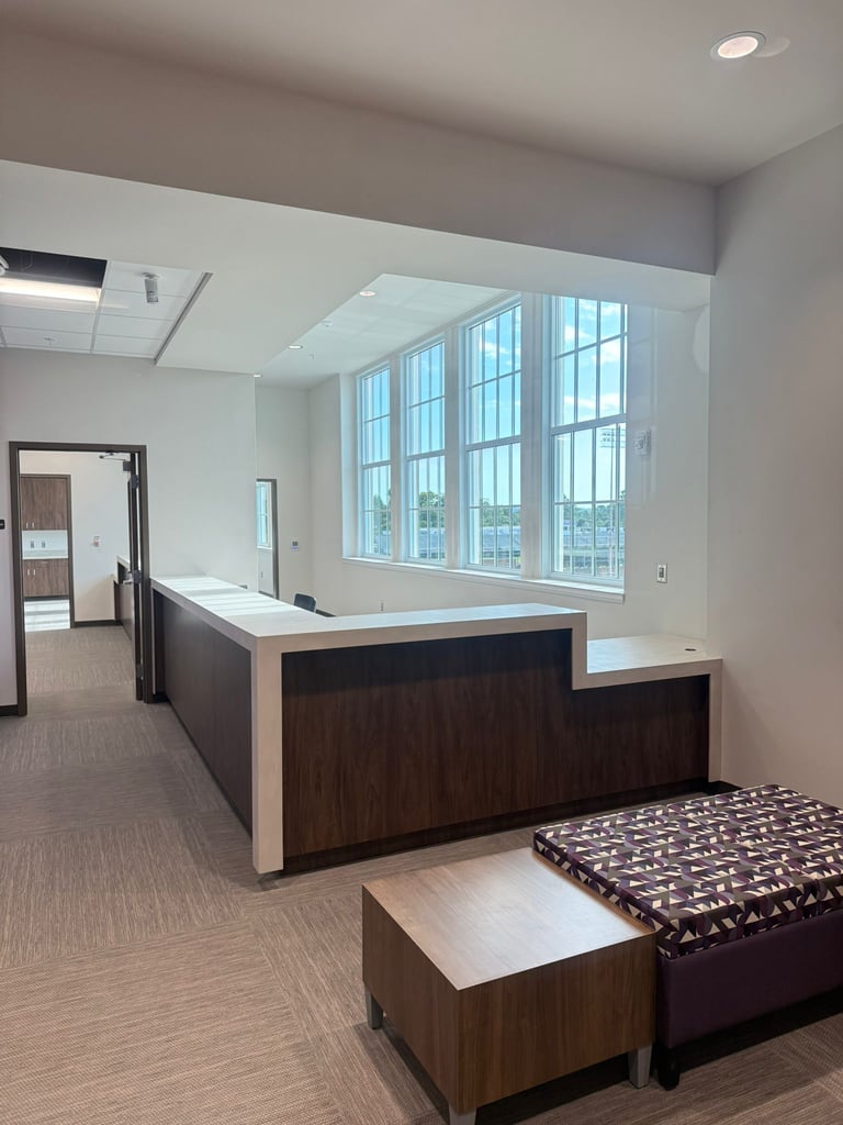 Custom commercial cabinets project in Georgia