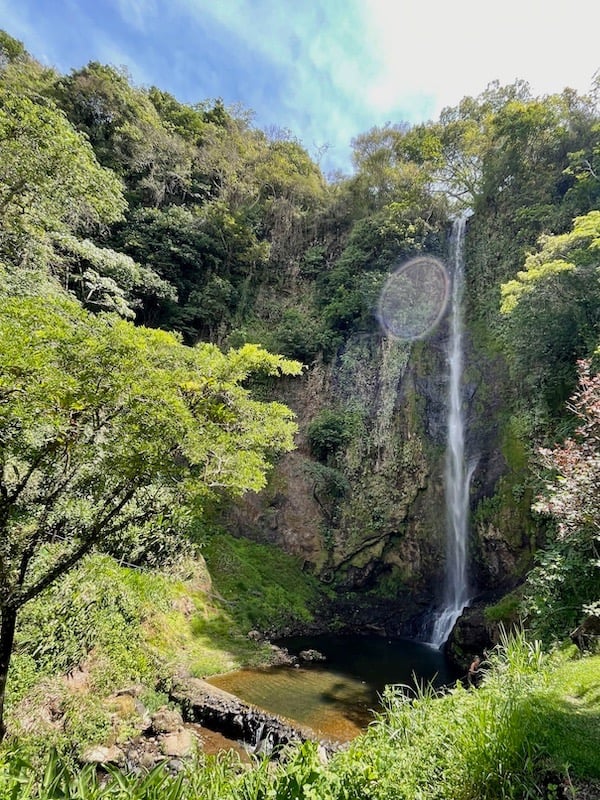 Viento Wasserfall Wanderung Costa Rica Monteverde