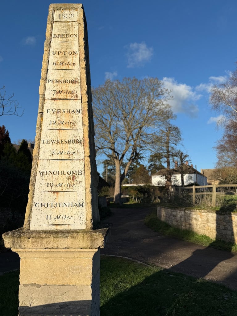 The Bredon Obelisk, taken 2025