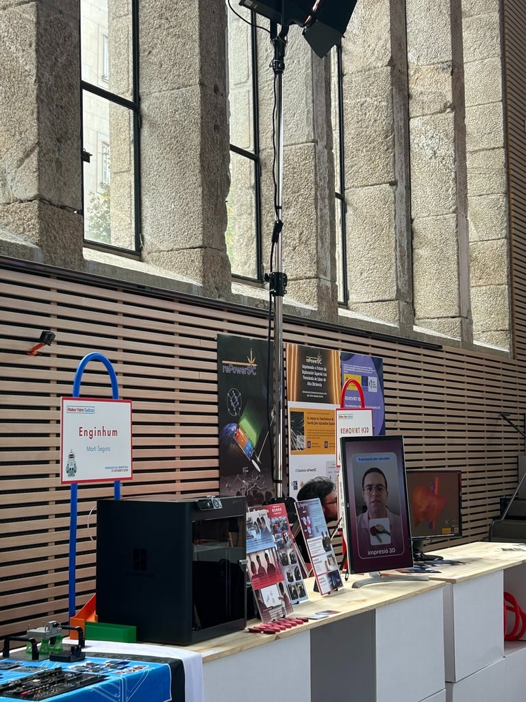 Espacio expositivo en Maker Faire Galicia