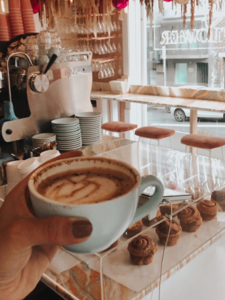 Working as a barista in Sydney