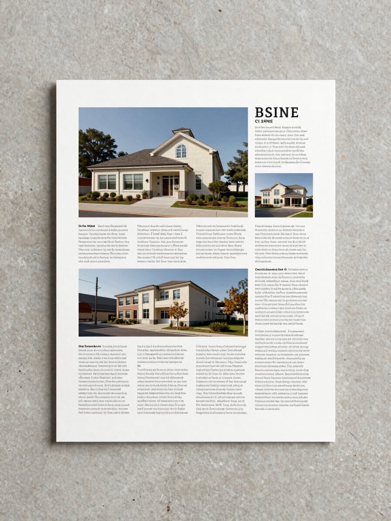 Finished graphic design piece photographed flat on a neutral stone surface, clean even studio lighting, full artwork readable at scale, precise framing with generous negative space to the left