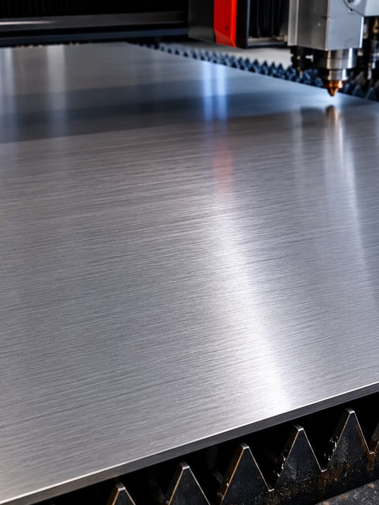 Lámina de acero inoxidable para corte láser CNC de precisión en León, Guanajuato