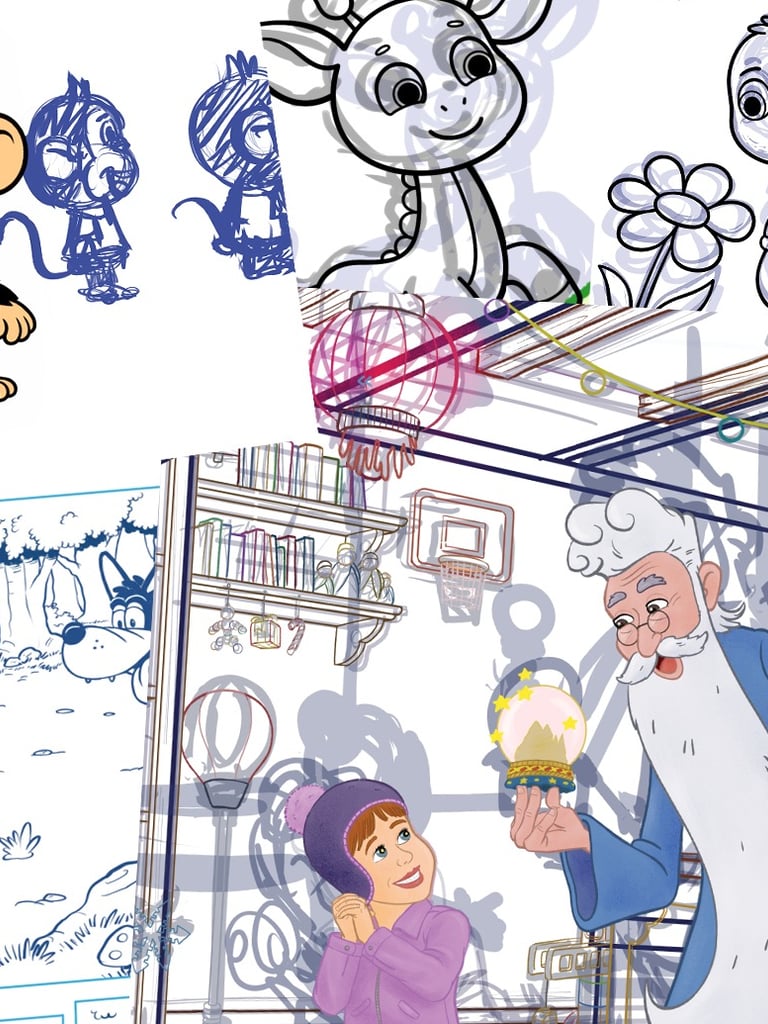 Illustrated children's books and comics by COSMICBAY