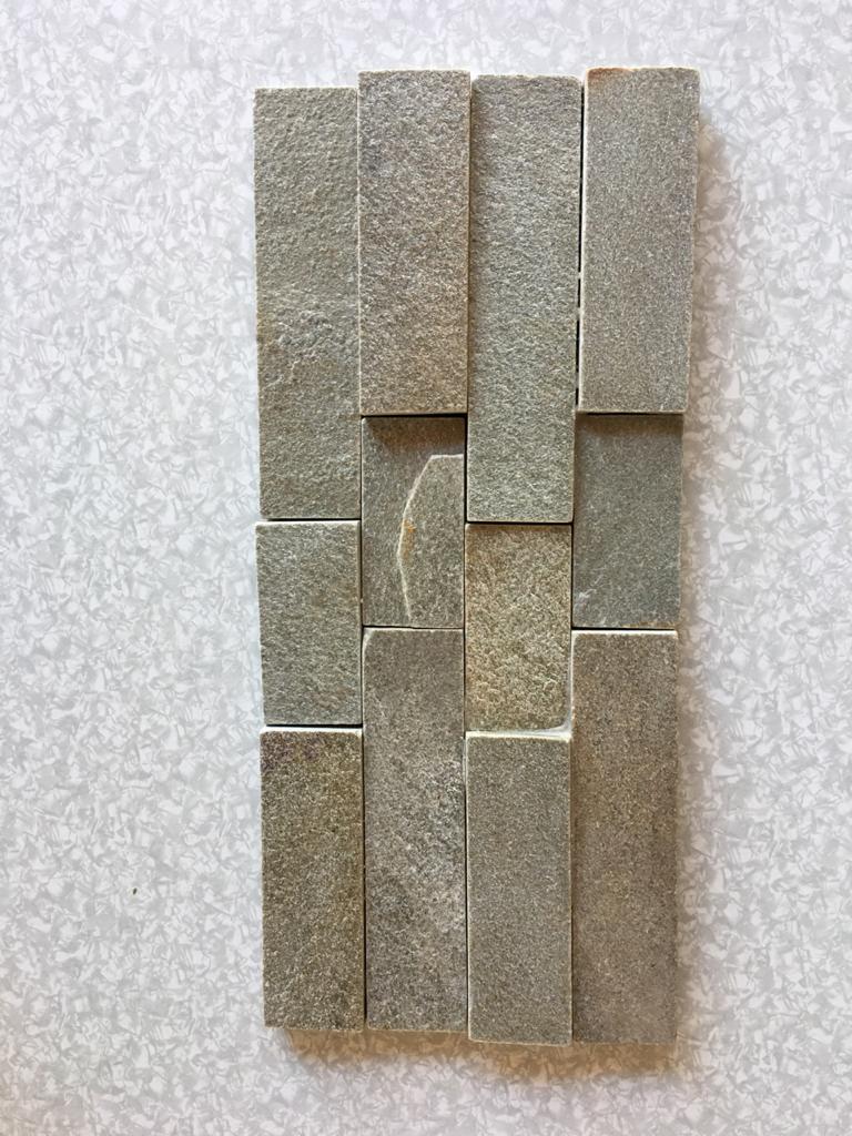 pedra carranca filete verde direto da fábrica em placas fácil instalar parede interna ou externa