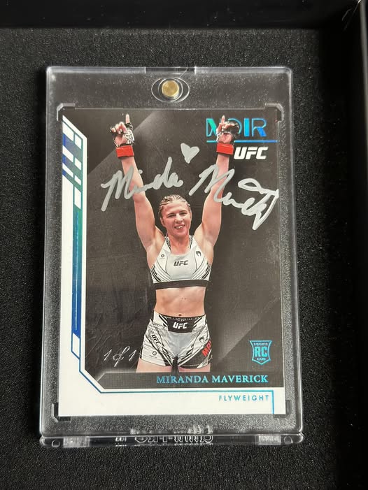 Miranda Maverick UFC 1/1 1 of 1 trading card