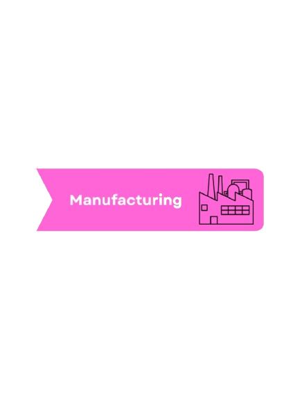 Industries we work with: Manufacturing