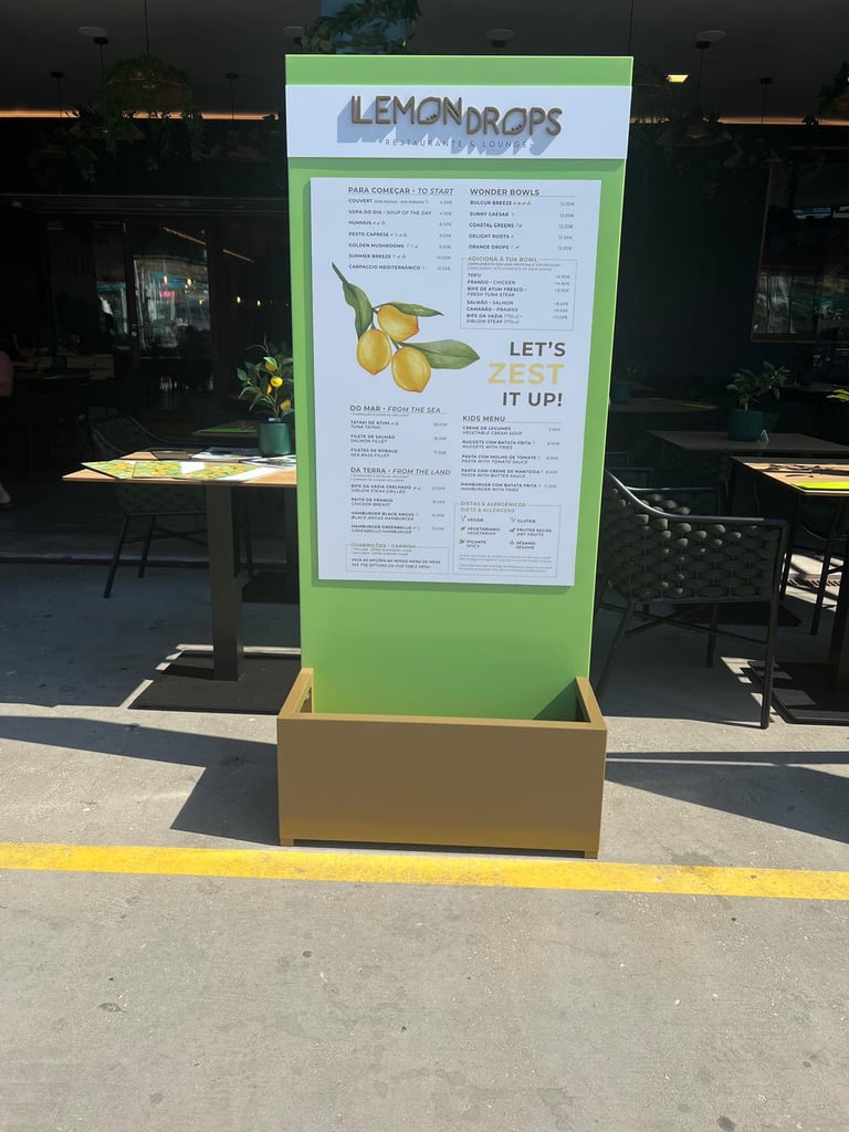 Expositor exterior Lemon Drops