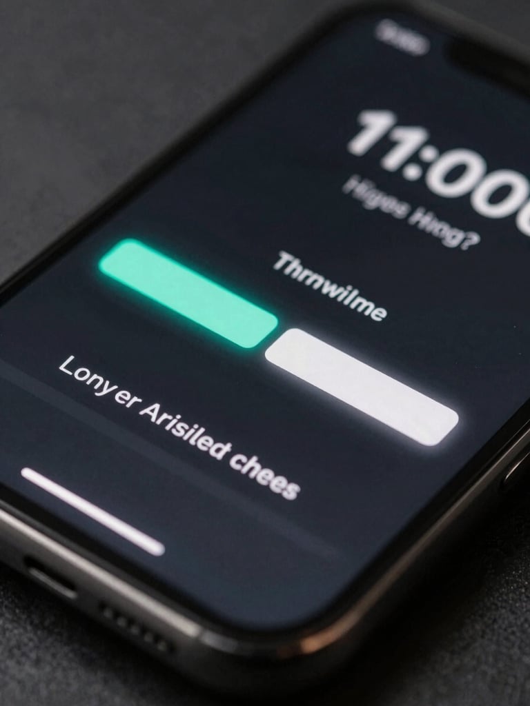 Macro close-up of a dark, high-fidelity mobile application interface showing ultra-precise typography and glowing interactive borders, dramatic directional key light, obsidian texture.