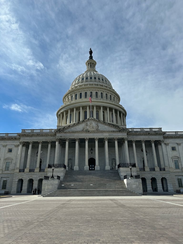 The rotunda of the United States capital building