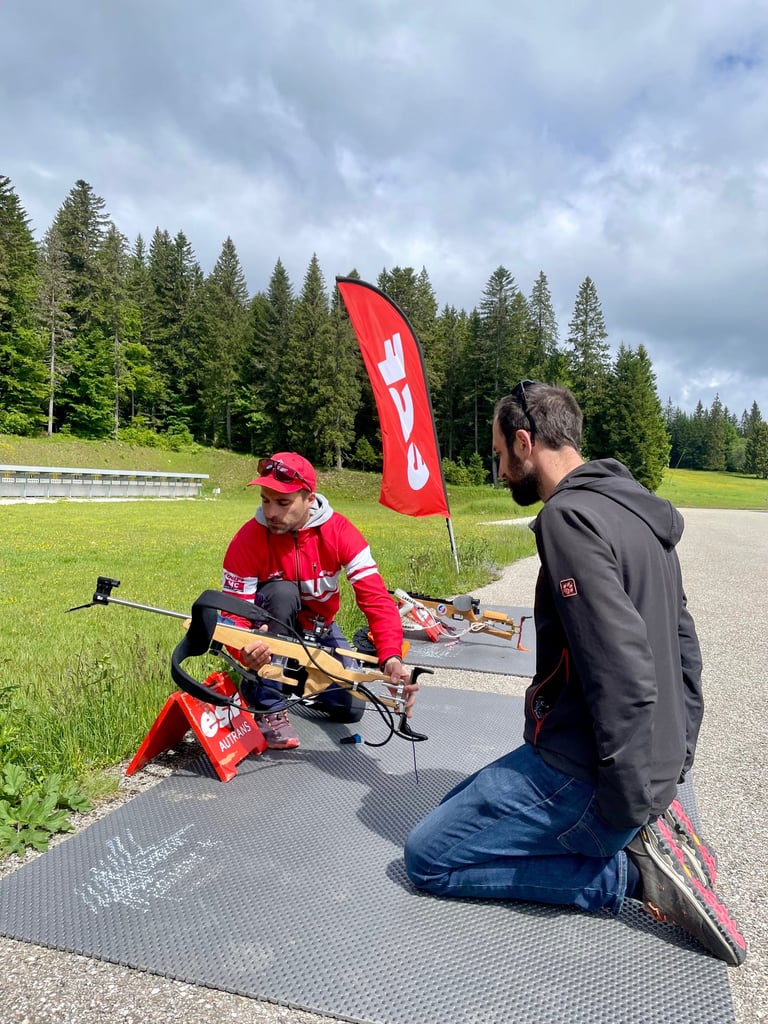 cours particulier de biathlon à 50m 22LR