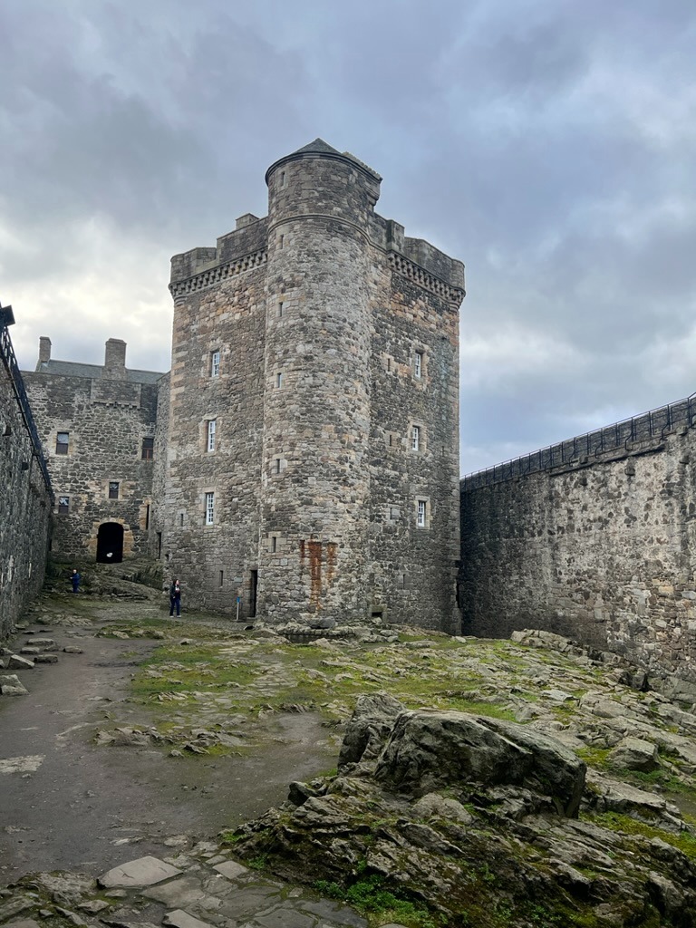 Blackness Castle internal courtyard